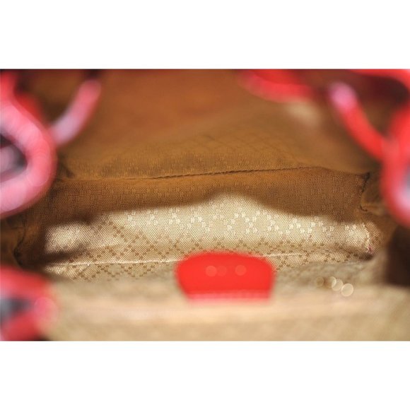 Tom Ford, Gucci, red enamel leather, messenger bag/backpack main image 16